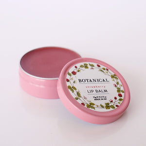 Botanical Strawberry Lip Balm 15g