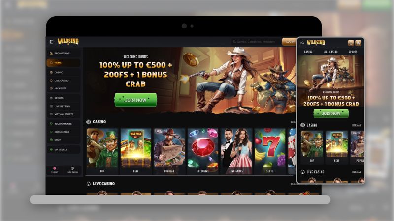 Wildsino Casino mobile interface NZ